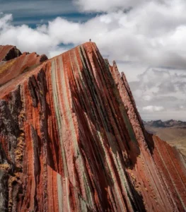 Pallay Punchu colorful mountain ridges