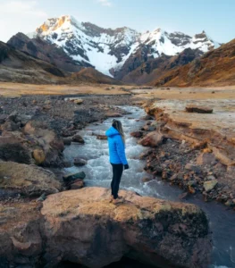 Andean glaciers and lagoons on the Ausangate Trek